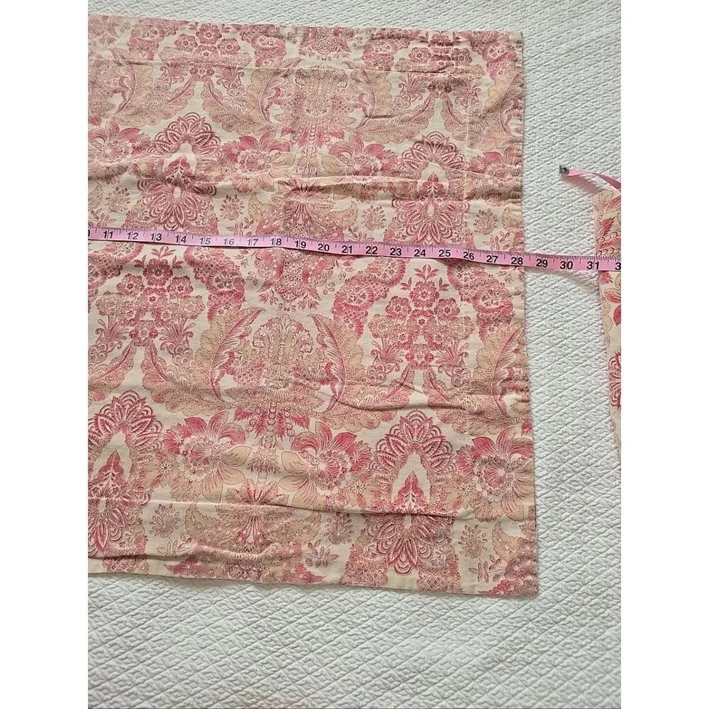 Pottery Barn Pink Paisley Table Linen